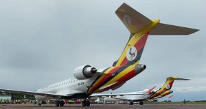 Planes at Entebbe International Airport